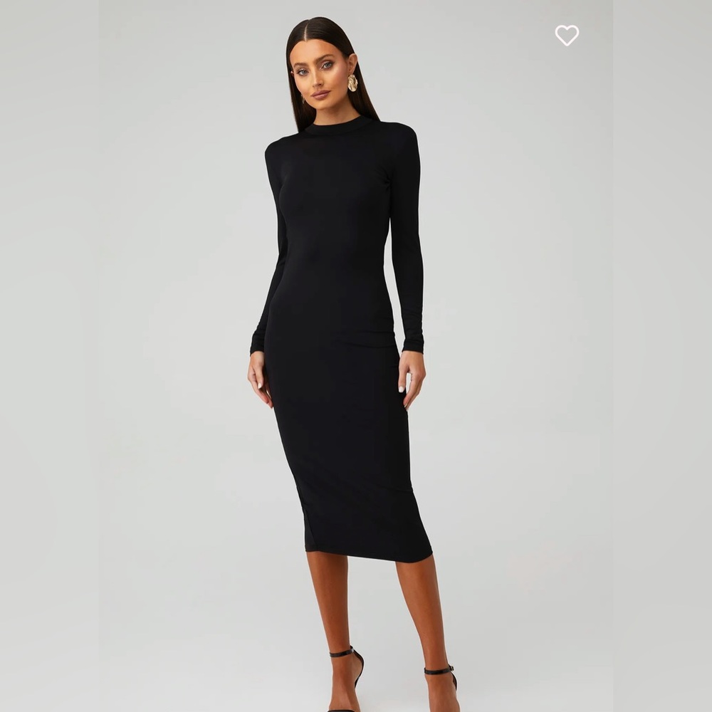 Misha Bodycon Black Dress